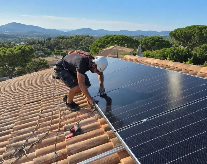 Installateur panneaux solaires Buzignargues — pose photovoltaïque sur toiture
