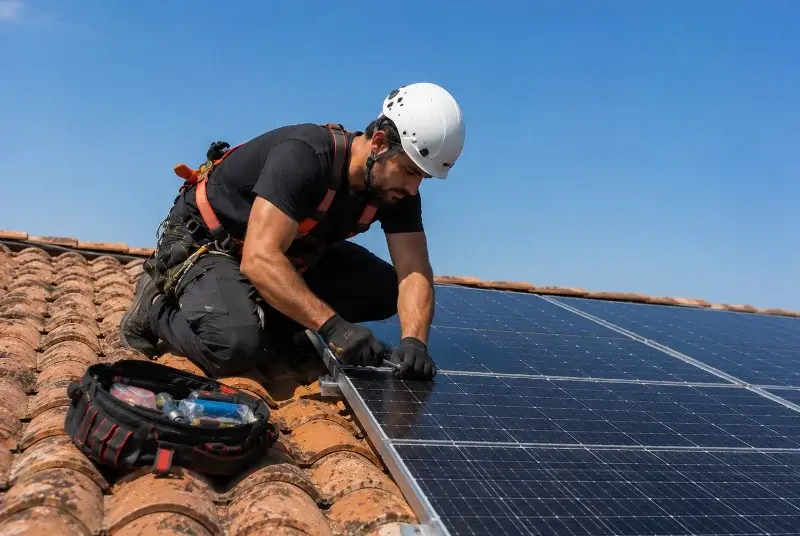Maintenance et monitoring de panneaux solaires à Buzignargues