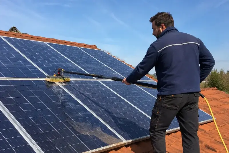 Nettoyage et entretien de panneaux solaires à Buzignargues